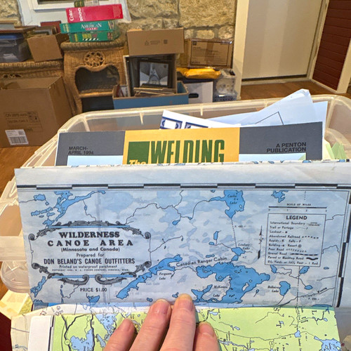 Wilderness Canoe Area Map - Minnesota & Canada, Don Beland’s Canoe Outfitters