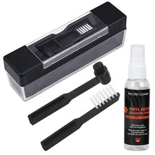 Audio Vinyl Record Cleaning Brush Kit 4-in-1 Include Record Brush Stylus Cleaner