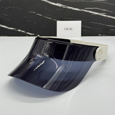 NEW DIOR VISOR DIORPACIFIC V1U 96B BLACK/WHITE WOMEN  display picture 3
