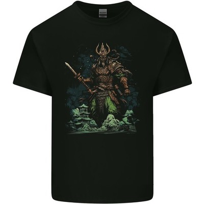 Guan Yu Chinesischer Kriegsgott Fantasy MMA Herren Leichtes Baumwoll-T-Shirt
