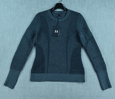 Under Armour IntelliKnit Top Women's M Phantom 2.0 Fitted Sweatshirt NWT