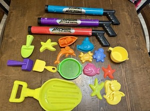 Water Fun Stream Machine Water Launchers & Sand Toys Set Mermaid for Ages 3-7