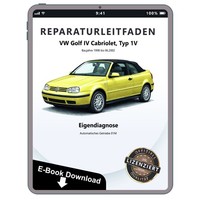 VW Golf 4 Cabrio 1V Eigendiagnose Automatikgetriebe 01M Reparaturanleitung Ebook