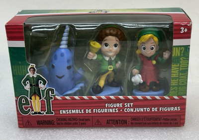 ELF The Movie Buddy -Jovie-Narwhal 2.5'' MINI Vinyl Figure 3 Pack Set 2025 NIB