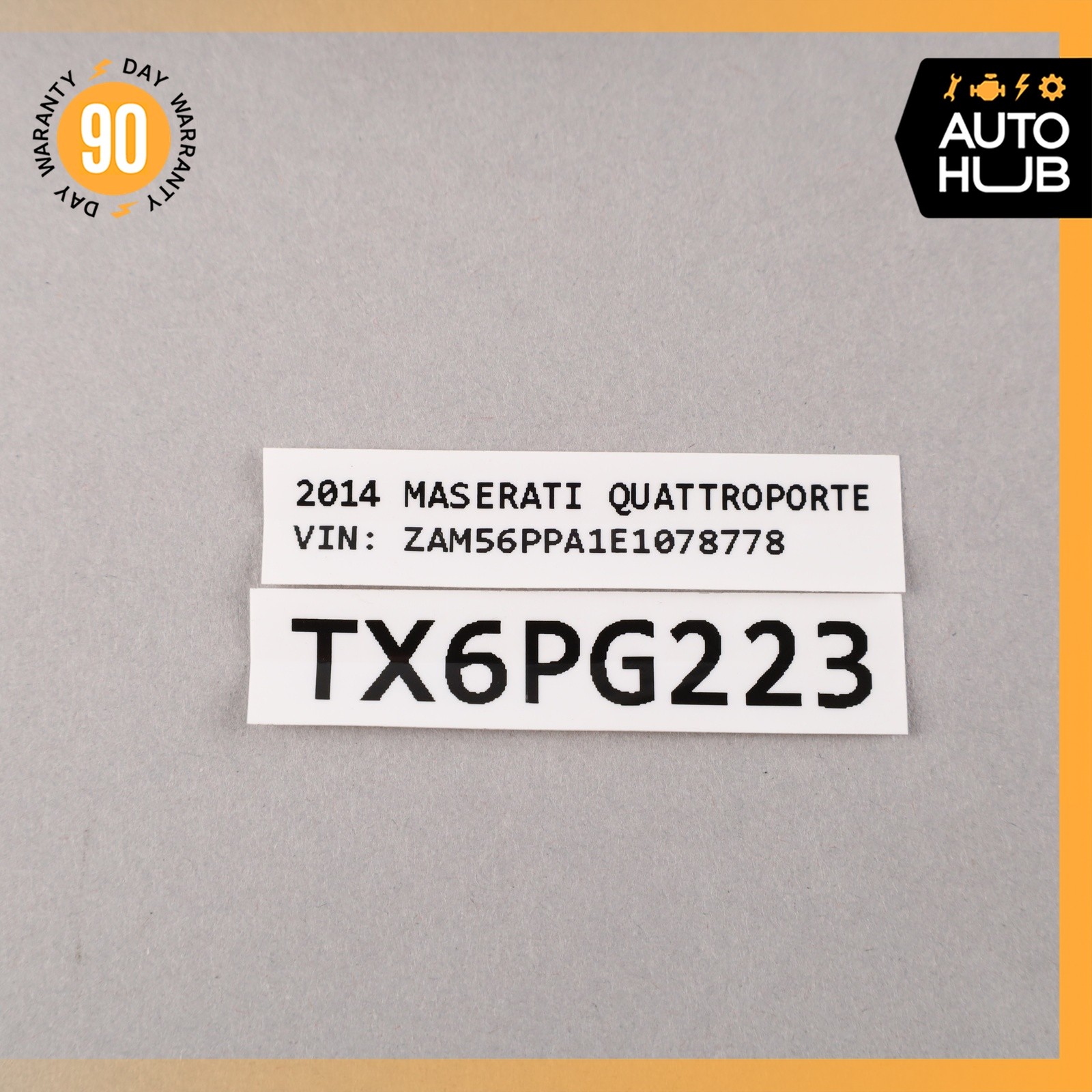 Maserati Quattroporte 2014-2017 Ignition control module