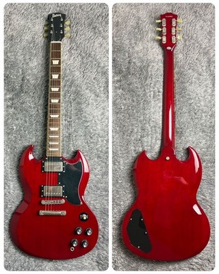 Burry RSG-55 Red SG type Electric Guitar Used Product Shipping