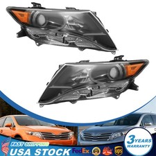 Leftright Headlights For Toyota Venza Baselexle 2009-2016 Halogen Headlamps Leftright Headlights For Toyota Venza Baselexle 2009-2016 Halogen Headlamps