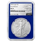 2026 $1 1-oz American Silver Eagle NGC MS70 ER ALS Label Blue Core