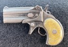Vintage antike Derringer Pistole Gewehr Gürtelschnalle Hersteller Mystery Western