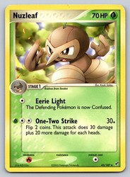 Nuzleaf 43/107 EX Deoxys Uncommon Non-Holo