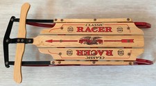 12  Flexible Flyer Classic Racer Doll Sled - Wood  Metal Toy