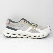 On Womens Cloudrunner 2 White Running Shoes Sneakers Size 8.5
