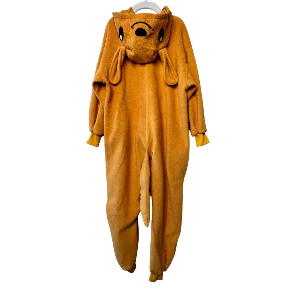 Pijama de una pieza de animal canguro niños 5-6 acogedor disfraz de Halloween marrón con capucha Foto 2 de 4