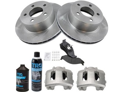 For 1993-1998 Jeep Grand Cherokee Brake Pad Rotor and Caliper Set 17686XCZD