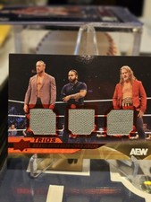 Bil Bill Bryan Kieth Chris Jericho Trios 2025 Upperdeck Aew Mat Red Relic...