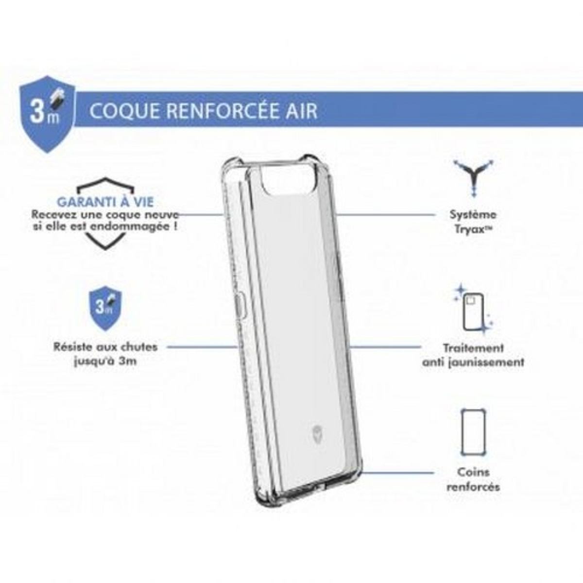 Coque silicone transparente Force Case pour préserver le Galaxy A80 - 2