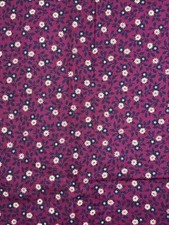 Maroon Floral Fabric by The Kesslers Concord ...