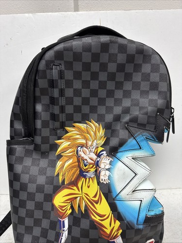 SPRAYGROUND DRAGON BALL Z DBZ SHARK BITE KAMEHAMEHA BACKPACK DLVX Used - Picture 3 of 14