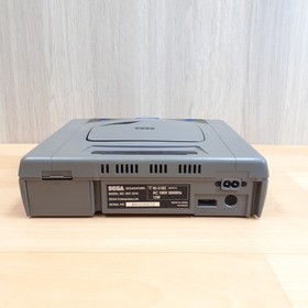 Sega Saturn Console with HORI Fighting Stick 2 controllers & 4 games Japan Gray