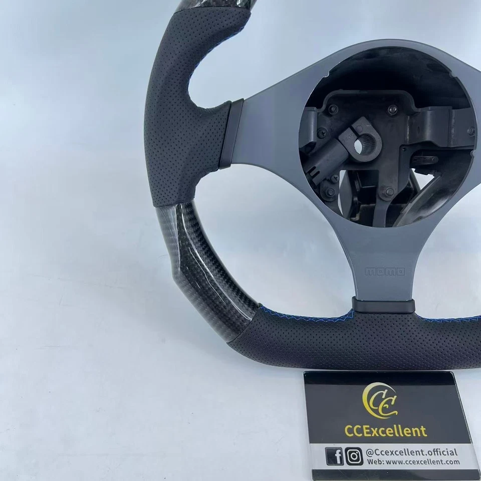 For mitsubishi Evo7 Evo8 Evo9 2002-2007 real carbon fiber steering wheel - Изображение 4 из 4