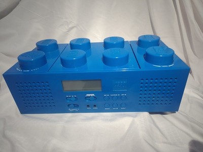 LEGO Portable CD Player With AM/FM Radio Blue w/ Power Cord - Tested & Working