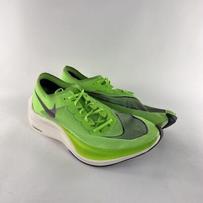 Nike Air ZoomX Vaporfly Next% Marathon Electric Green Guava Sz 13