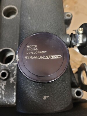 レア⭐︎ マツダスピード オイルフィラーキャップ　アルマイトブラック　中古 レア⭐︎ マツダスピード オイルフィラーキャップ アルマイト