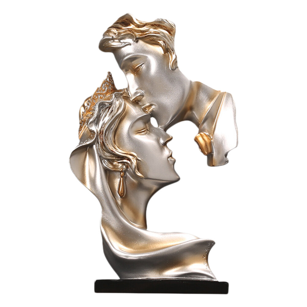 Creative Couple Sculpture Craft Ornament Wedding Decor Girlfriend Lovers