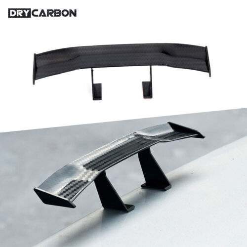 Universal Mini Spoiler Car Carbon Look Auto Rear Tail Decoration Spoiler Wing  - Picture 1 of 6