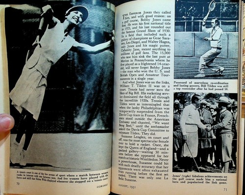 Coronet Magazine August 1951 Babe Ruth Lou Gehrig Jim Thorpe Knute Rockne - Picture 4 of 9