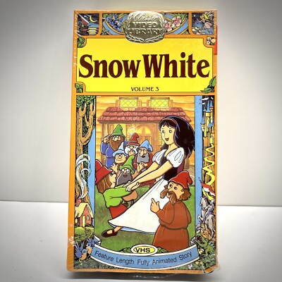 Snow White Volume 3 (VHS, 1989, GTK/Nippon Animate/Saban Productions) Ultra Rare