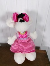 Peluche DIDDL diddlina  28 cm debout robe rose tulle