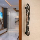 30.5cm Zink Pfau Haupt Türgriff Griffe für Alle Die Türen Packung 1 C1