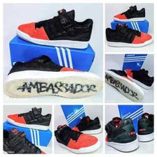 Adidas US 11.5 Men's Black/Orange/White Rare Atlanta Retro Forum Low  GZ6604 New