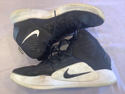 Nike Men's Hyperdunk X Lace Up Basketball Shoes AR0467-001 Black White Sz 10