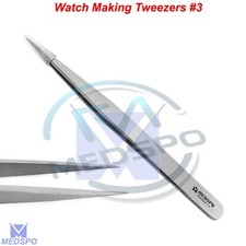 Watchmakers Tweezer 3 Jeweler Watches Repair Maker Pickup Grasping Tools New