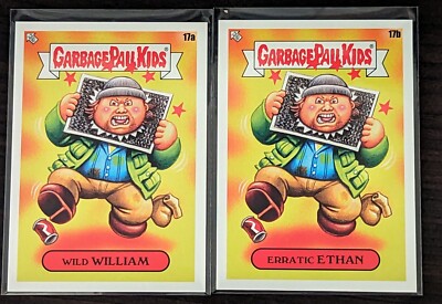 2 CARDS: WILD WILLIAM / ERRATIC ETHAN GPK X VIEW ASKEW 2023 SP BASE EXCLUSIVE!