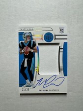 2022 Panini National Treasures Matt Corral Holo Silver Rookie Patch Auto #/25