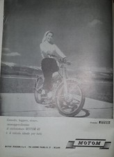 MOTO MOTOM DELFINO - ADVERT PUBBLICITA' D'EPOCA ADVERTIS ADV-ML4