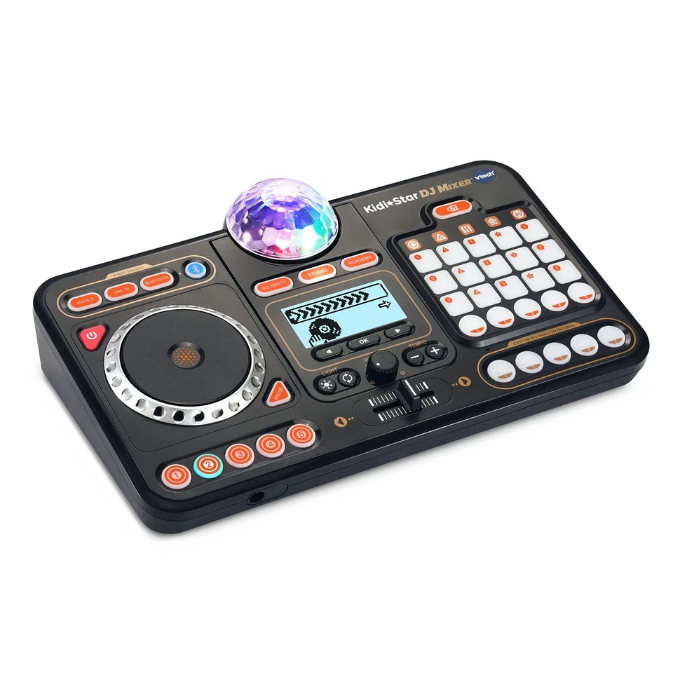 Tocadiscos DJ con Bluetooth 15 Canciones 2000 Combinaciones de Sonido para Niños 5 Años+ Foto 3 de 4
