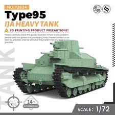 MRY-SFW SS72624 1/72 25mm Military Model Kit IJA Type95 Heavy Tank