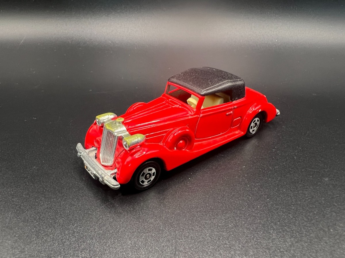 Tomica Packard Coupe Roadster Red Japan Discolored Plastic | eBay