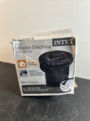 Intex, Quick-Fill Electric Pump 110-120 AC, Inflates & Deflates NOB