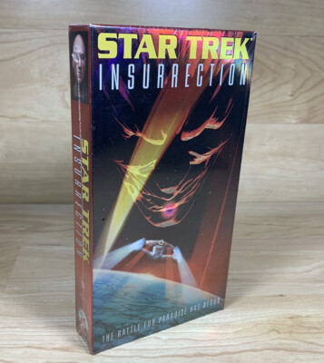 Star Trek Insurrection VHS Video Tape - Patrick Stewart 1999 - Brand New Sealed
