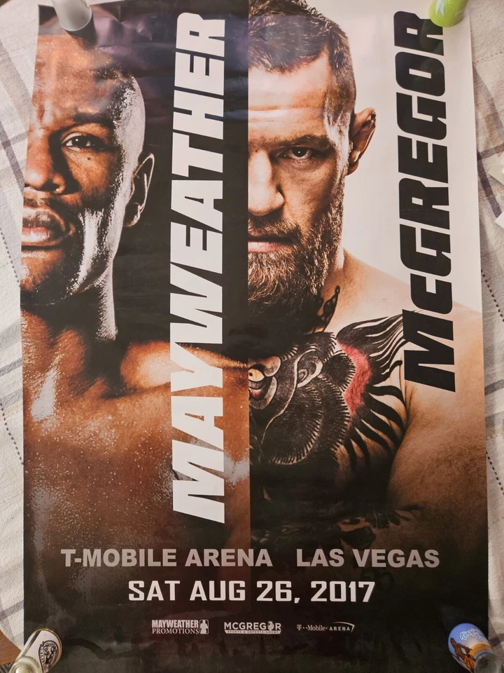 Floyd Mayweather vs Conor Mcgregor Full Size Poster TMT UFC Boxing Fight Money - Image 2 of 2