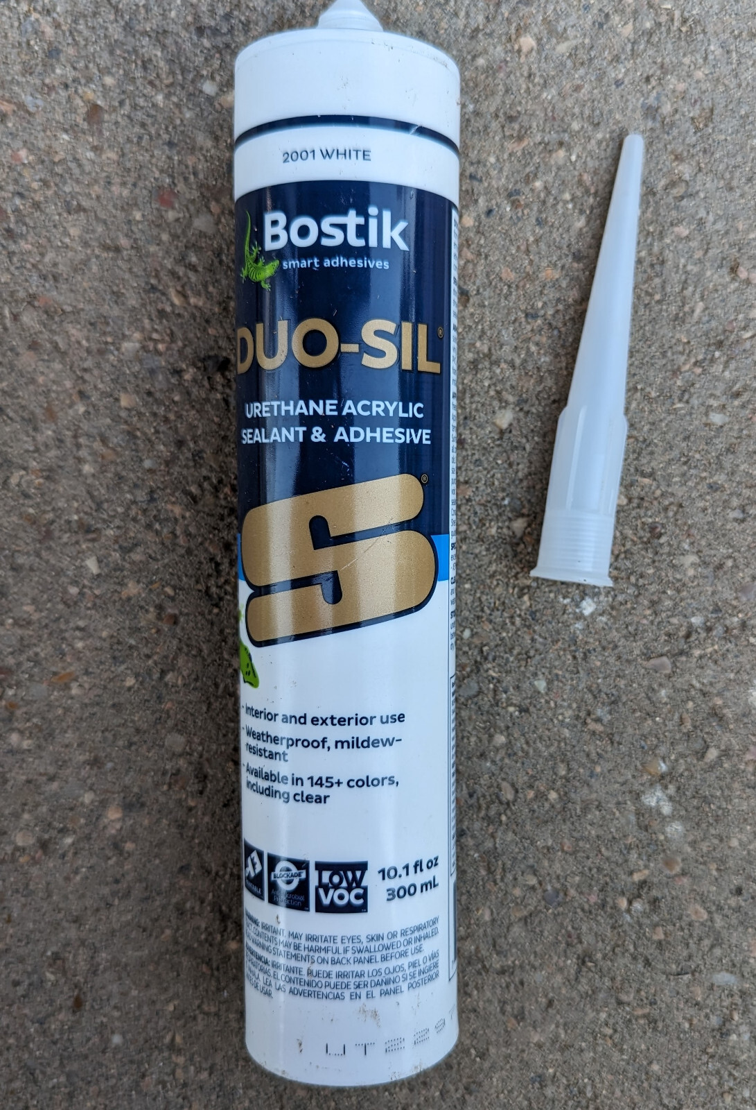 Bostik Siroflex DUOSIL WHITE 2001 Urethane Acrylic Caulk 10oz Sealant