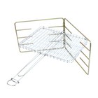 30cm Hinged Grid Stand for Braai BBQ Outdoor Cooking Camping Adjustable Size