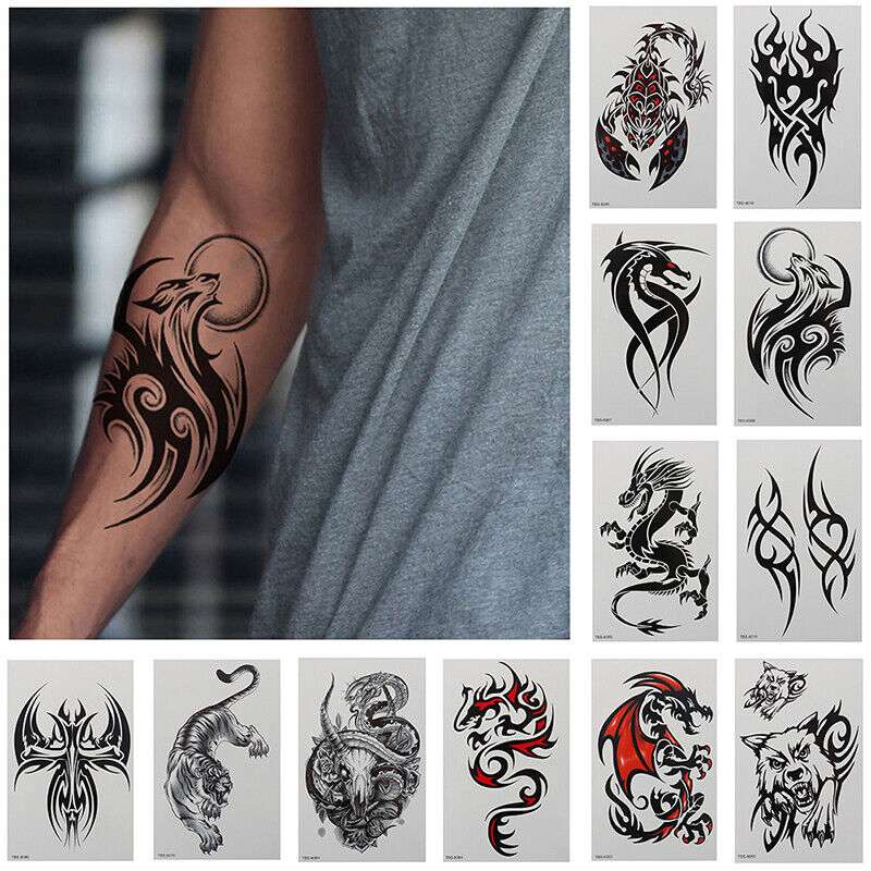 Disposable Temporary We OFFer at cheap prices Tattoo Sticker Wolf Dragon All items free shipping Ar Body Scorpion