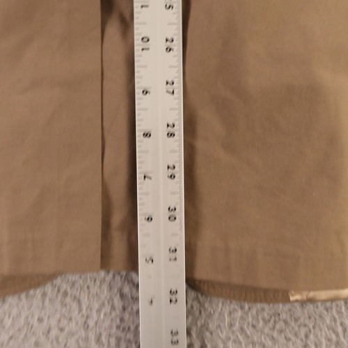 VINTAGE Hopsack Jacket M Brown Cotton Polyester Blazer Sport Coat Oakton 40L - Picture 16 of 20