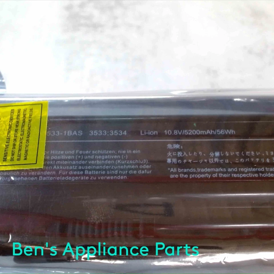 OEM TOSHIBA 10.8V, 4000mAh, BATERÍA DE IONES DE LITIO DE 6 CELDAS A205, V000090420 B-0095 Foto 4 de 4